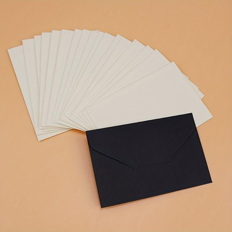 10 20pcs Classic brown Mini Blank Paper Envelopes Wedding Invitation Envelope