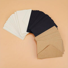 10 20pcs Classic brown Mini Blank Paper Envelopes Wedding Invitation Envelope
