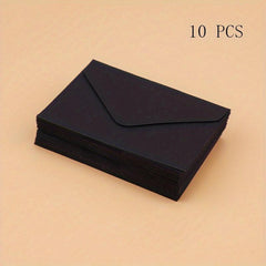 10 20pcs Classic brown Mini Blank Paper Envelopes Wedding Invitation Envelope