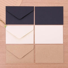10pcs Kraft Paper Envelopes Vintage Style For Card Scrapbooking Gift