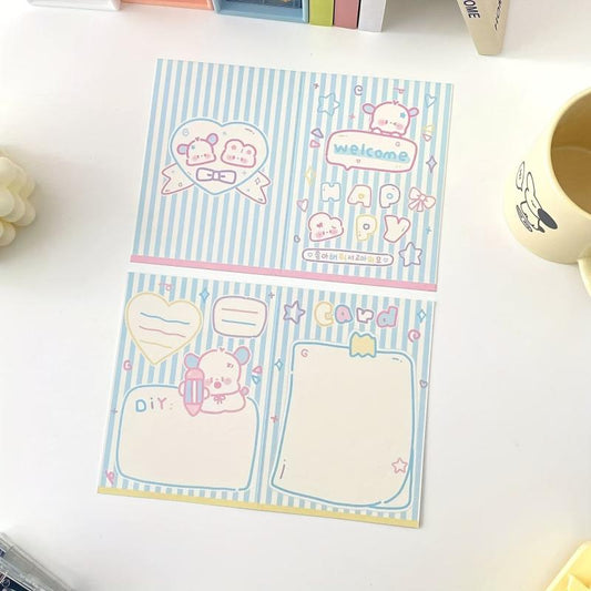 Cartoon Puppy Folding Card Set for Gift Packaging & Greeting Cards
