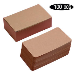 Small Blank Cards 8 Colors - Blank Greeting Thank You Index Playing Note