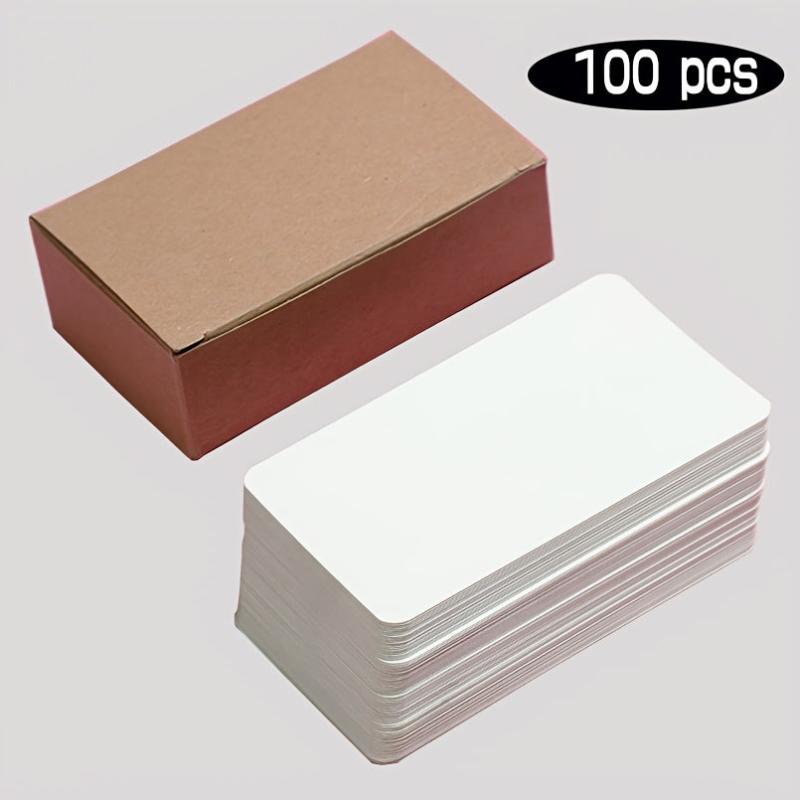 Small Blank Cards 8 Colors - Blank Greeting Thank You Index Playing Note