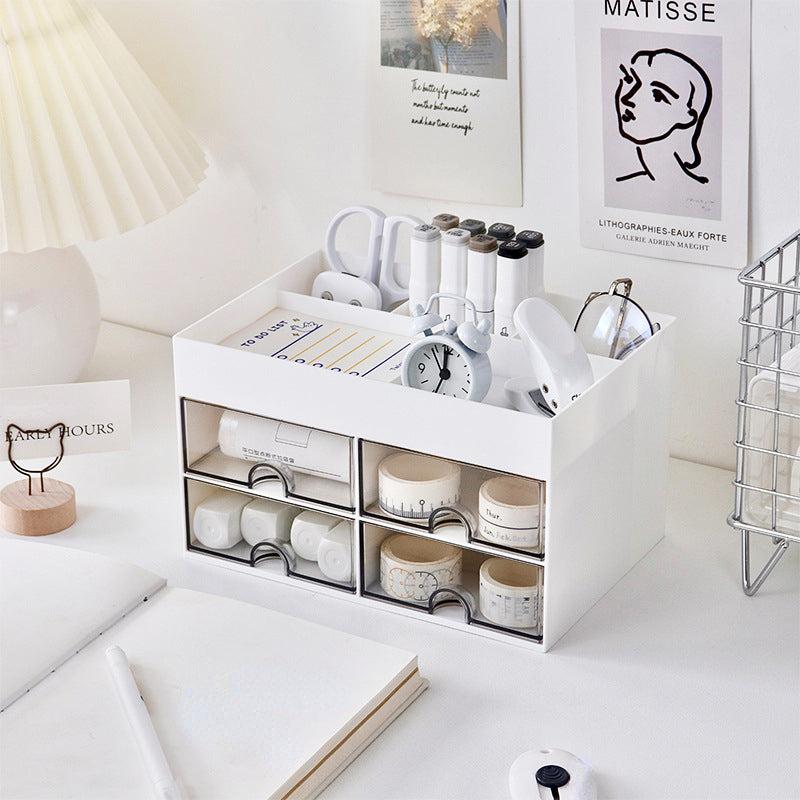 4 Drawers Desktop Makeup Organizer Acrylic