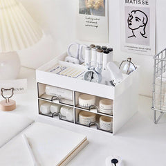 4 Drawers Desktop Makeup Organizer Acrylic