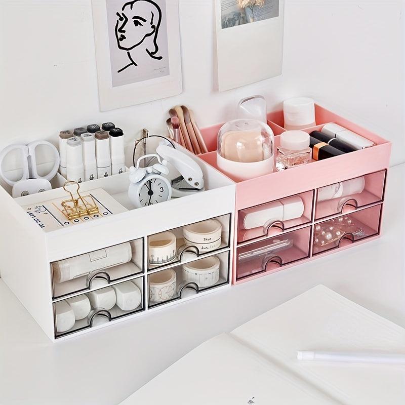 4 Drawers Desktop Makeup Organizer Acrylic