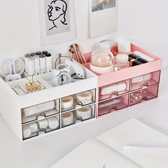4 Drawers Desktop Makeup Organizer Acrylic