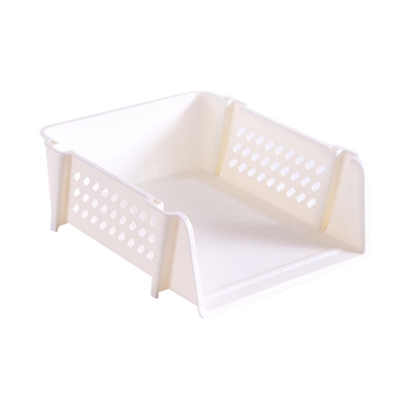 Layered Plastic File Shelf A4 File Box Green