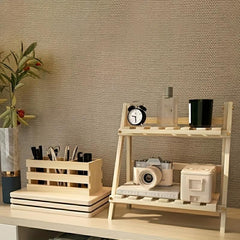 Desktop Organizer Shelves Trapezoidal Desk Display Rack