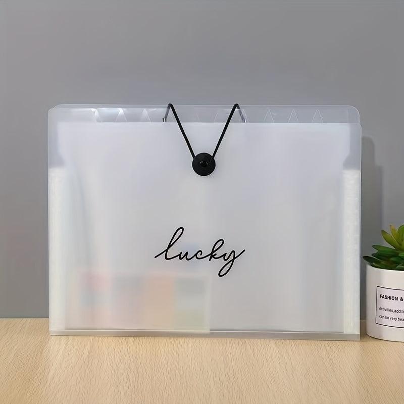 Student Large Capacity File Bag Office Supplies