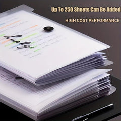Student Large Capacity File Bag Office Supplies