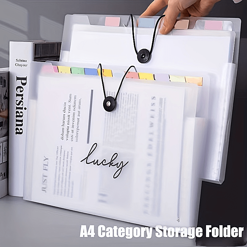 Student Large Capacity File Bag Office Supplies