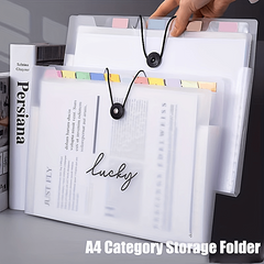 Student Large Capacity File Bag Office Supplies