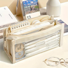 High Appearance Pencil Bag, Large Capacity Stationery Box