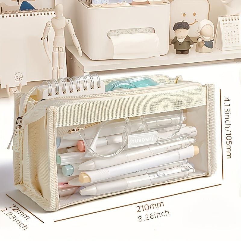 High Appearance Pencil Bag, Large Capacity Stationery Box
