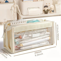 High Appearance Pencil Bag, Large Capacity Stationery Box