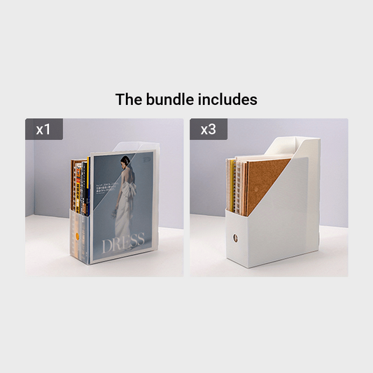 File Storage Box Standing File Shelf Book Shelf File Frame Desktop Data Shelf
