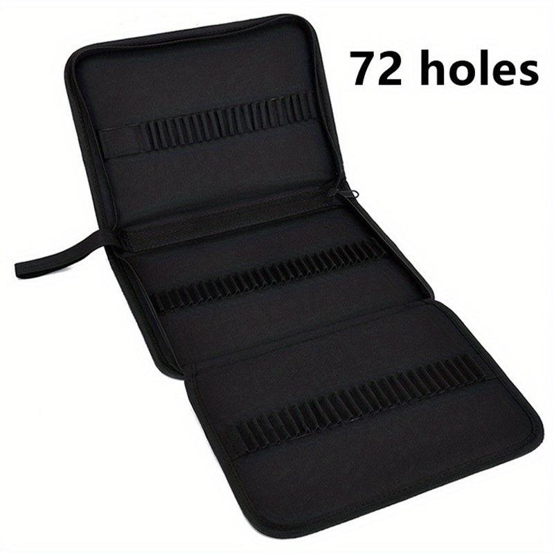36 48 72 Slot Pencil Pouch Portable & Durable Case for School College Office