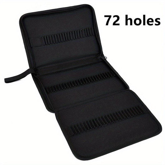 36 48 72 Slot Pencil Pouch Portable & Durable Case for School College Office