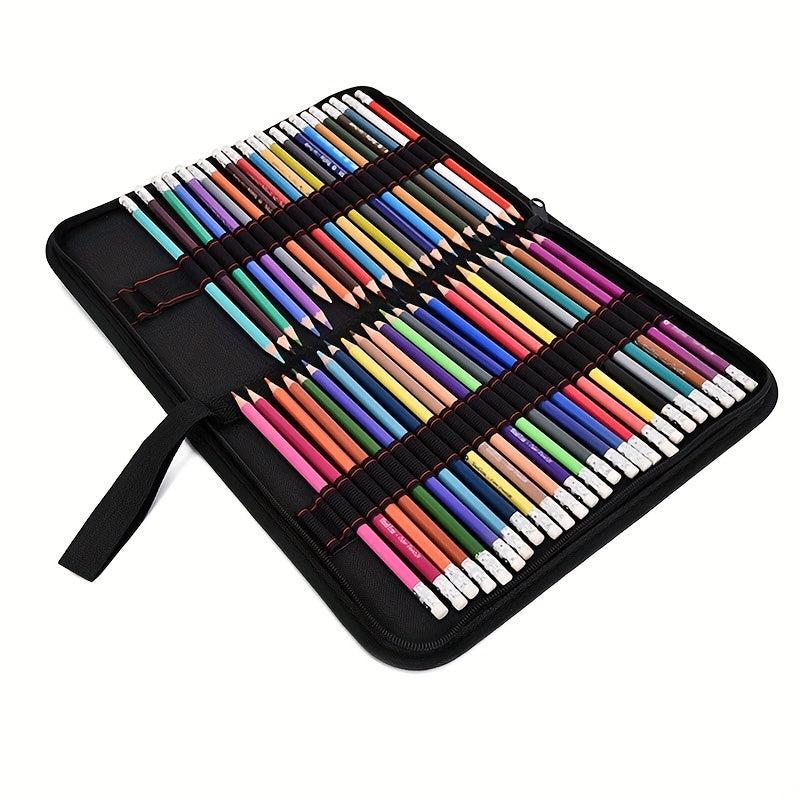 36 48 72 Slot Pencil Pouch Portable & Durable Case for School College Office