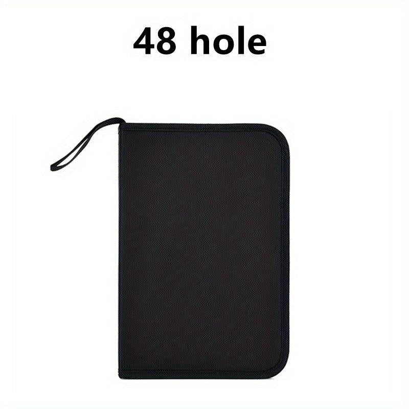 36 48 72 Slot Pencil Pouch Portable & Durable Case for School College Office