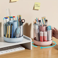 Removable Rotating Pencil Holder Desktop Storage Box