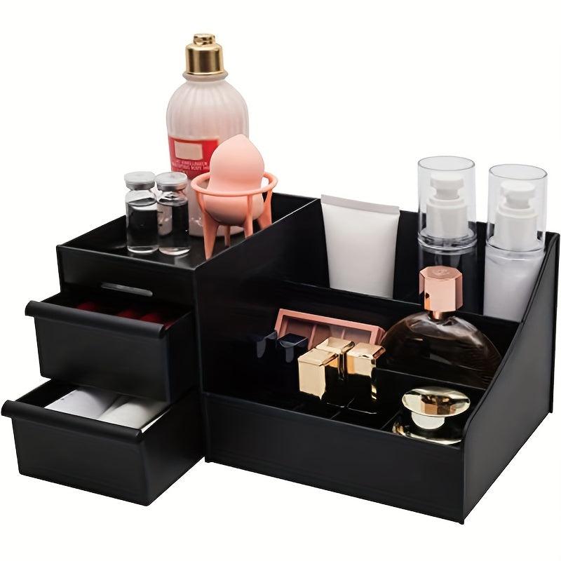 Makeup Organizer for Vanity Bathroom Countertop with Drawers