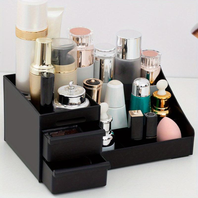 Makeup Organizer for Vanity Bathroom Countertop with Drawers