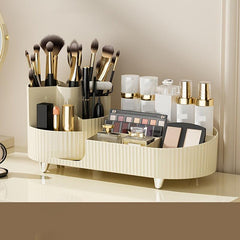 Rotating Cosmetic Organizer Pen Tube Desktop Makeup Brushes Lipstick Shelf