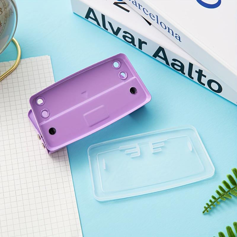 Double Hole Punch Machine with 6mm Circular Office Binding Puncher