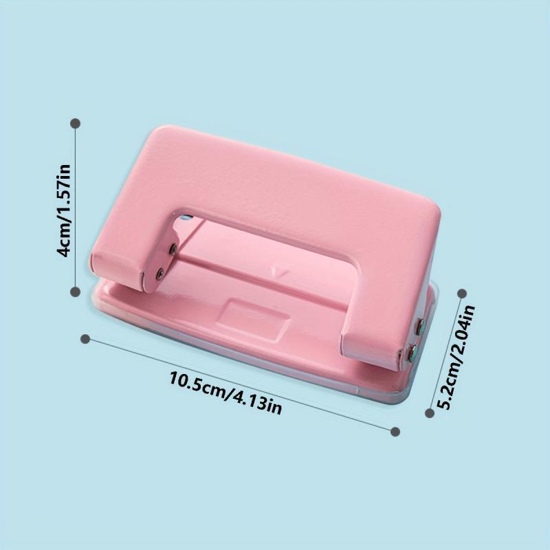 Double Hole Punch Machine with 6mm Circular Office Binding Puncher