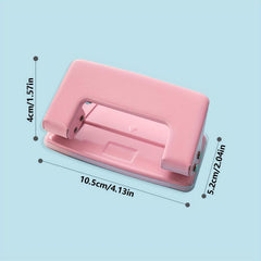 Double Hole Punch Machine with 6mm Circular Office Binding Puncher