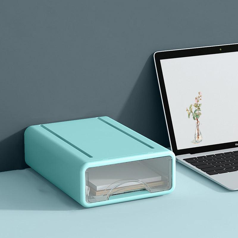Desktop Shelf Drawer Office Storage Box