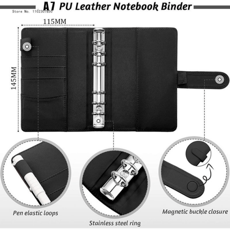 Antner Budget Binder with Zipper Envelopes Cash Envelopes Planner