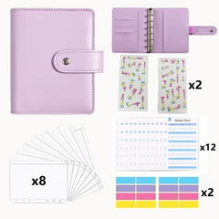 Antner Budget Binder with Zipper Envelopes Cash Envelopes Planner