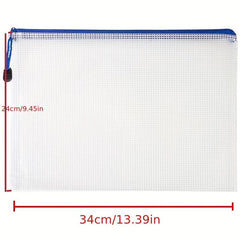 5pcs Waterproof Mesh Zipper Storage for Home Office and Travel