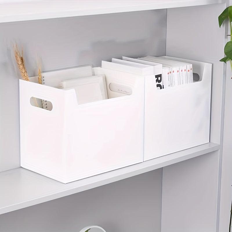 Desktop Book Storage Box Large Foldable Organizer Multifunctional