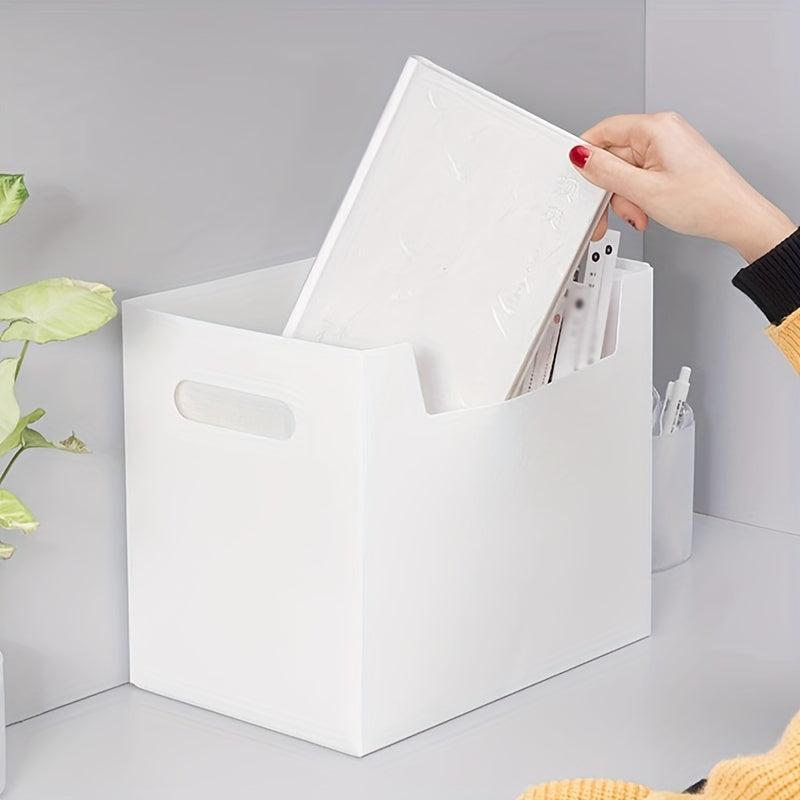 Desktop Book Storage Box Large Foldable Organizer Multifunctional