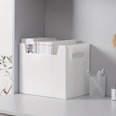 Desktop Book Storage Box Large Foldable Organizer Multifunctional