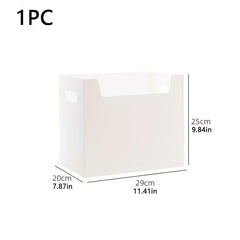 Desktop Book Storage Box Large Foldable Organizer Multifunctional