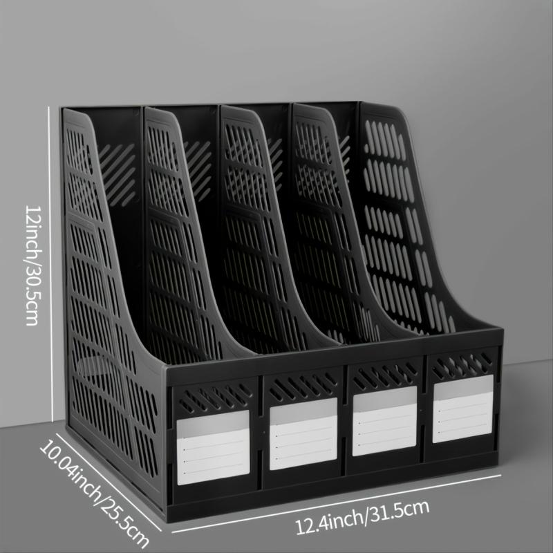 4 Column File Holder for Home Office