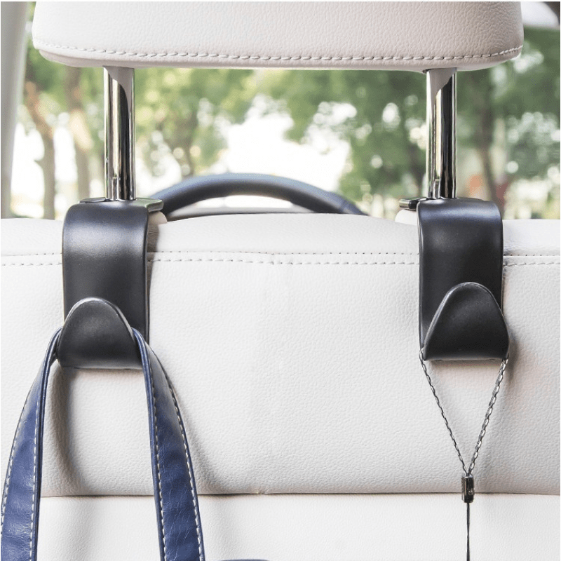 2pcs Car Back Seat Hook Rear Headrest Organizer Hanger Storage Hook