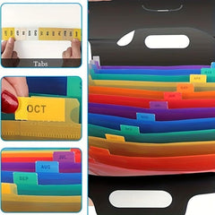 Accordion File Folder Handle A4 Letter Size 13 Pockets