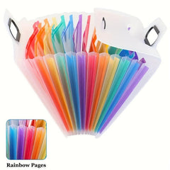 Accordion File Folder Handle A4 Letter Size 13 Pockets