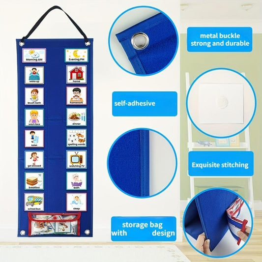 Visual Schedule Chart Daily Routine Cards 70pcs for Home School Chores Outings