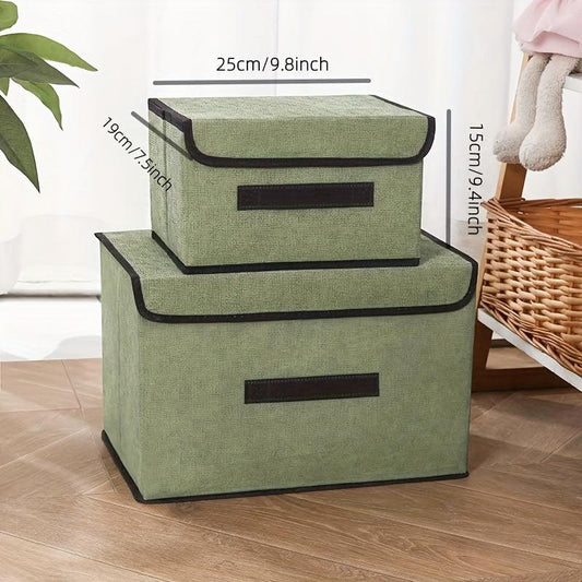 Non-woven Folding Storage Box Clothing Toy Storage Basket