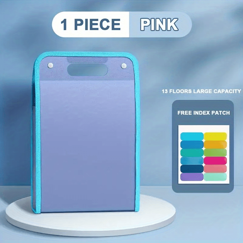 A4 Large Capacity Hand Organ Bag File Folder