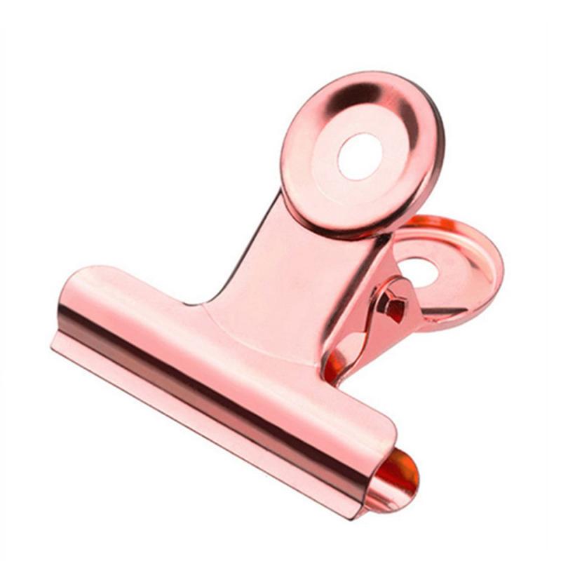 6PCS Multicolor Metal Clamp Paper Clips Student School Office Supplies