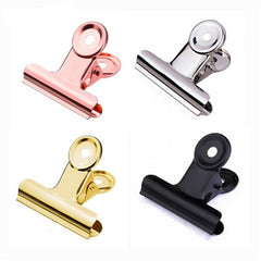 6PCS Multicolor Metal Clamp Paper Clips Student School Office Supplies