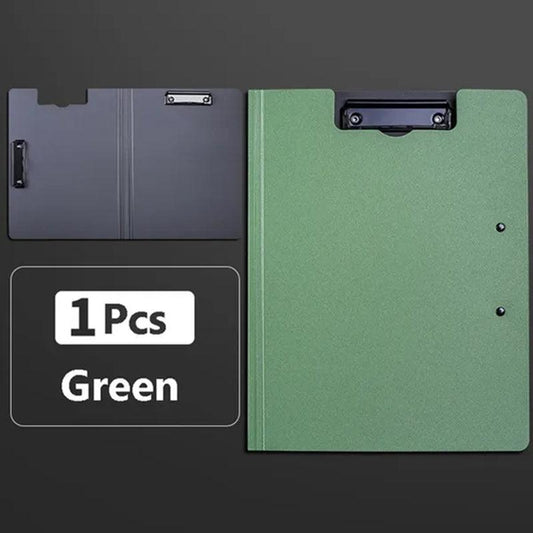 A4 Clipboard Writing Pad Memo Clip Double Board Paper Clips